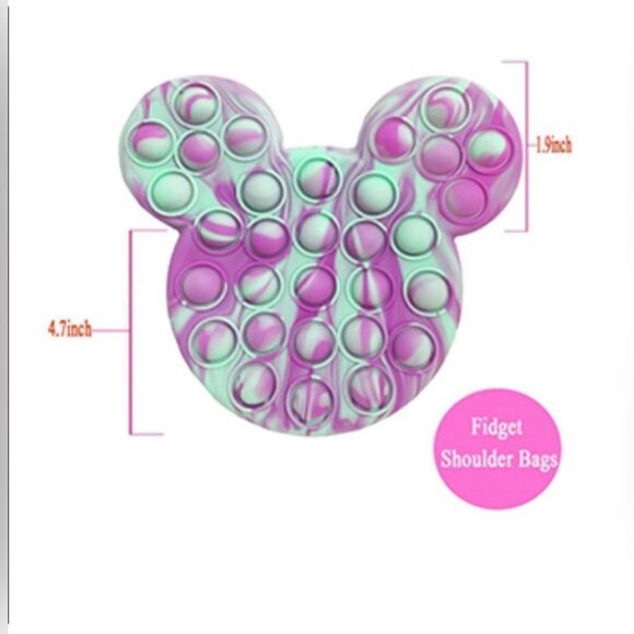 NEW … POP IT “Fidgit” Tie Dye Purse - Picture 3 of 6